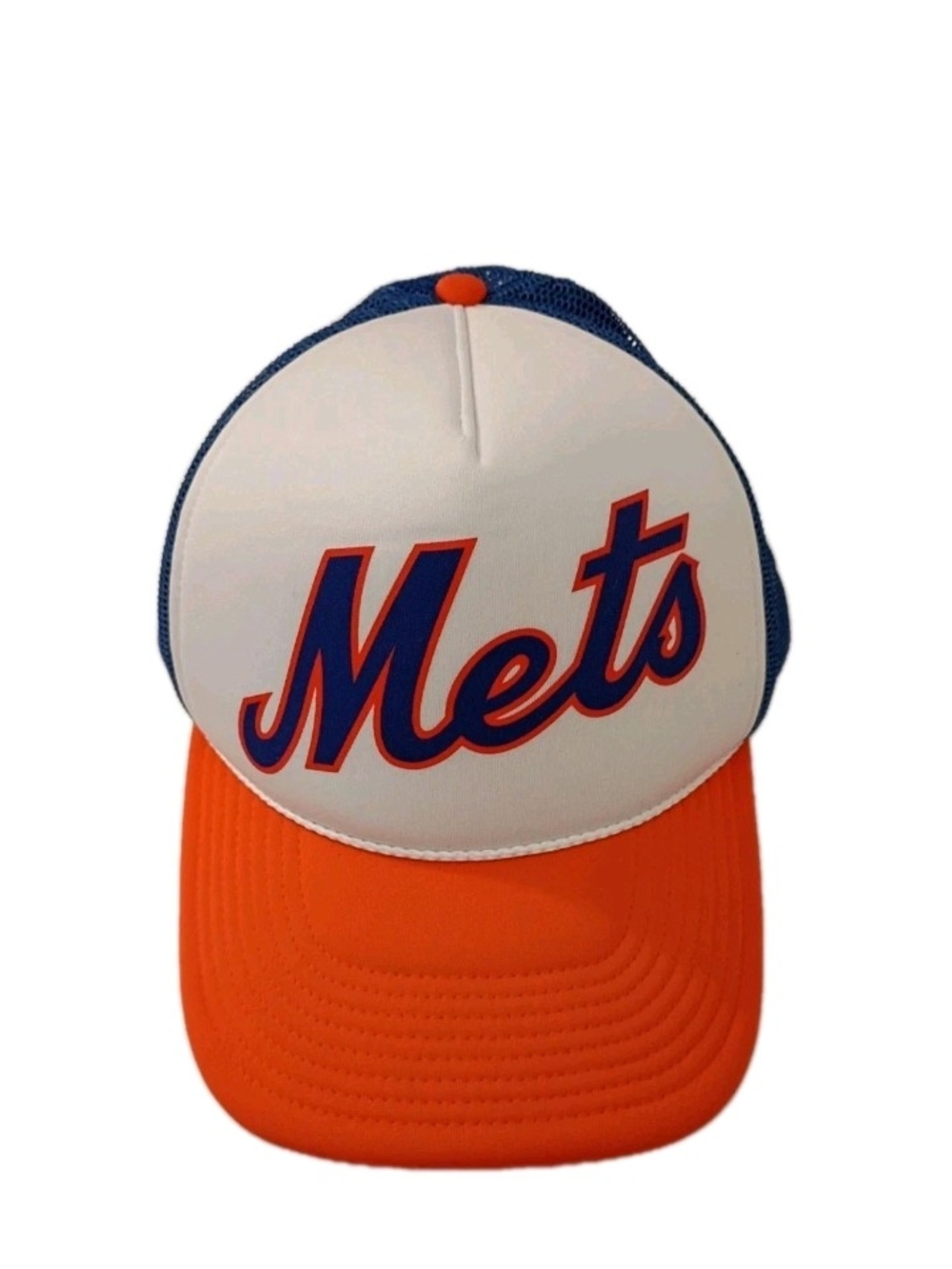 New York Mets Trucker Mesh Cooperstown Collection Snapback OSFA